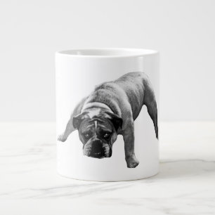 Grande Tasse Matin Avec Un Chien À Oreille