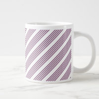 Mauve violet blanc cinq bandes motif
