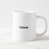 Grande Tasse Médecin Futuré À damiers personnalisé (Droite)