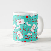 Grande Tasse Médecin / Infirmière / Médicale (Devant droit)