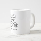 Grande Tasse Médecin Stethoscope Hospital Infirmière (Devant droit)