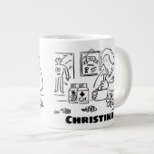 Grande Tasse Médecine complémentaire. Médecine alternative (Devant droit)