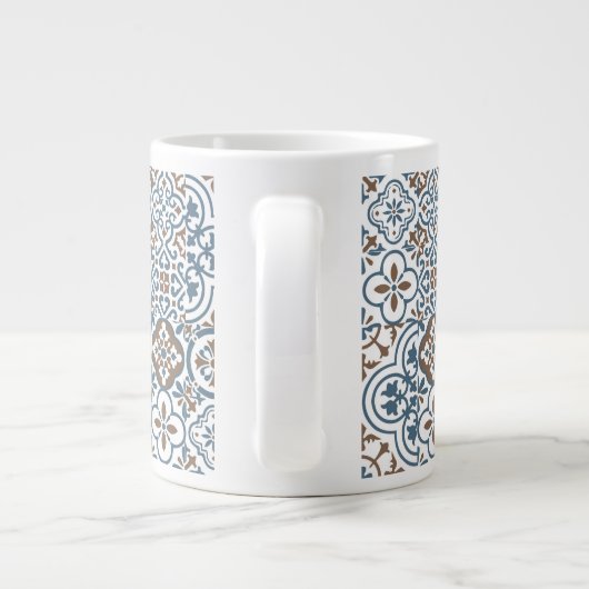 Grande Tasse Mediterranean Moroccan Tile pattern (Dos)