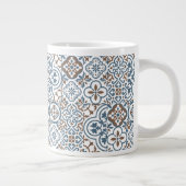 Grande Tasse Mediterranean Moroccan Tile pattern (Droite)