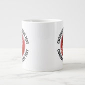 Grande Tasse Medium Size Personalized Text Cricket Ball Custom (Devant)