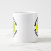 Grande Tasse Medium Size Personalized Text Pickleball Custom (Devant)
