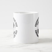 Grande Tasse Medium Size Personalized Text Soccer Ball Custom (Devant)