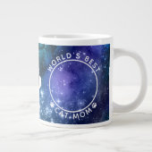 Grande Tasse Meilleur Chat Maman Empreintes de pattes Espace ph (Droite)