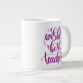 Grande Tasse Meilleur enseignant du monde (Devant droit)