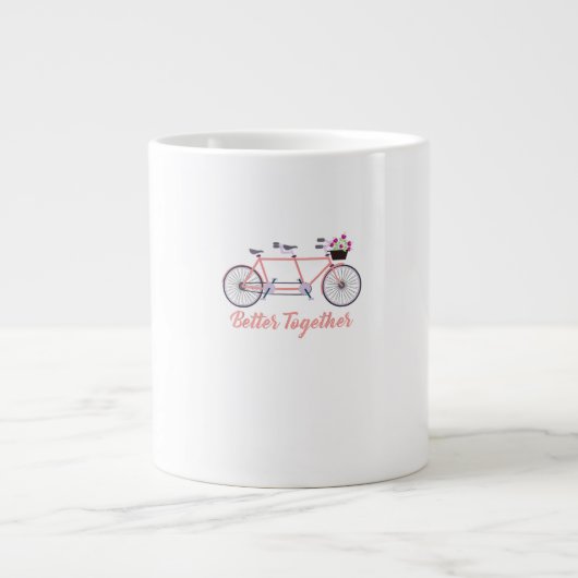 Grande Tasse Meilleur ensemble tandem vélo ensemble moderne De (Devant)