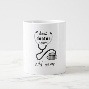 Grande Tasse Meilleur Médecin Jamais Appréciation Merci Docteur