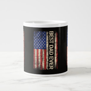 Grande Tasse Meilleur Papa Jamais Drapeau Américain Cadeaux pou