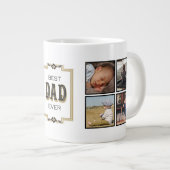 Grande Tasse Meilleur papa jamais multi-photo (Devant droit)