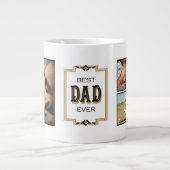 Grande Tasse Meilleur papa jamais multi-photo (Devant)