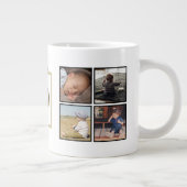 Grande Tasse Meilleur papa jamais multi-photo (Droite)