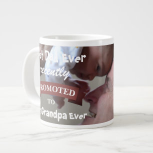Grande Tasse Meilleur papa jamais récemment promu à grand-père 