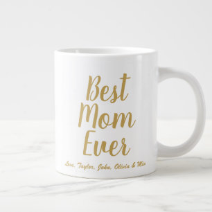 Grande Tasse Meilleure maman Ever or script personnalisé