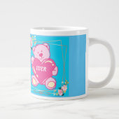 Grande Tasse Meilleure maman Jamais Floride Pink Teddy Bear Flo (Droite)