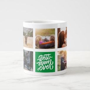 Grande Tasse Meilleure Maman Jamais Personnalisée Photo Collage