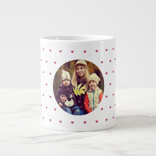 Grande Tasse Meilleure maman Jamais Petit Coeur Photo Fête des 