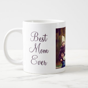Grande Tasse Meilleure maman Jamais Photo Fête des mères
