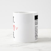 Grande Tasse Meilleure maman jamais rouge + la valeur nutritive (Devant)