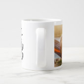Grande Tasse Meilleure Maman Jour Script Moderne Photo personna (Dos)