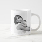 Grande Tasse Meilleure maman photo texte violet (Droite)
