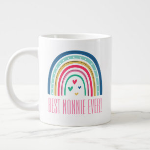 Grande Tasse Meilleure Nonnie jamais arc-en-ciel