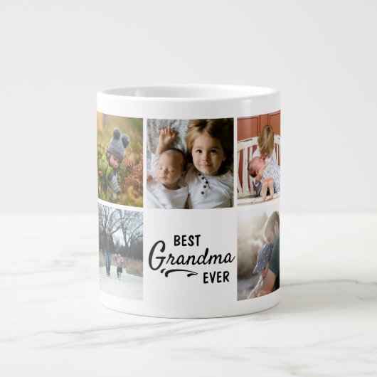 Grande Tasse Meilleure photo personnalisée jamais vue par grand (Devant)