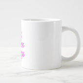 Grande Tasse Meilleurs voeux toujours - Script rose (Droite)