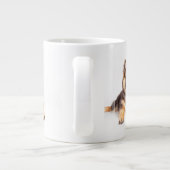 Grande Tasse Mélange de berger allemand de Collie Bordure (Dos)