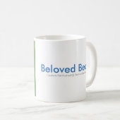 Grande tasse mélangée de portrait de chien de race (Devant droit)