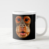 Grande Tasse Mème du singe pensif (Droite)