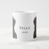 Grande Tasse Memorial Pet Dog Nom de la photo Année (Devant)