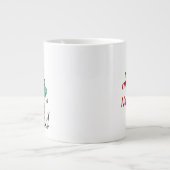 Grande Tasse Meowy Christmas Funny Amoureux des chats (Devant)