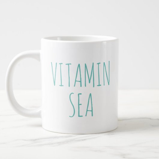 Grande Tasse "Mer de Vitamine" Simple Farmhouse moderne (Gauche)