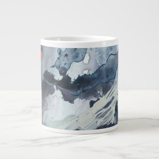 Grande Tasse Mer polyphonique - Bleu (Devant)