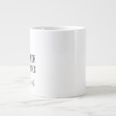 Grande Tasse Merci D'Être Mon Meilleur Thérapeute Non Payé (Devant)