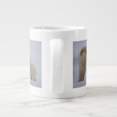 Grande Tasse Mère de l'ours polaire avec petit (Dos)