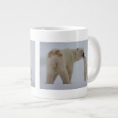 Grande Tasse Mère de l'ours polaire avec petit (Devant droit)