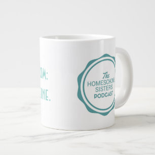Grande Tasse Mère d'école familiale : Il suffit d'ajouter de