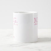 Grande Tasse Mère du Mariage Groom Date Keepsaké (Devant)