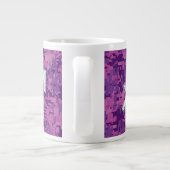 Grande Tasse Mère du symbole Pearl Sagittarius Fuchsia Camo (Dos)