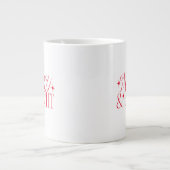Grande Tasse Merry et Bright Red Star (Devant)