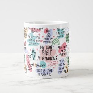 Grande Tasse Mes Affirmations Bibliques quotidiennes Thé de boi