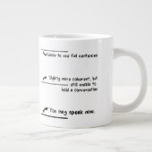 Grande Tasse Mesure du niveau de caféine (Droite)