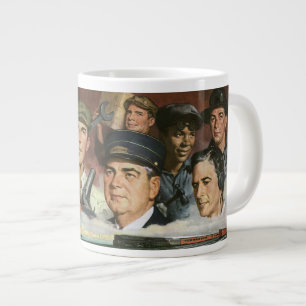 Grande Tasse Métiers commerciaux, patriotisme patriotique vinta