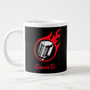 Grande Tasse Mic Flamant personnalisé