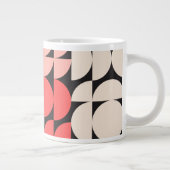 Grande Tasse Mid-Century Modern Circles and Semicircles Design (Droite)